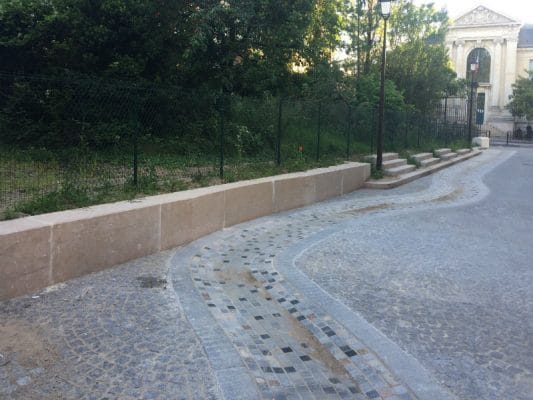 range of granite cobbles colors